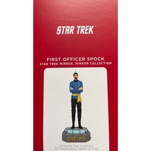 Hallmark Christmas Ornament 2021 Star Trek Mirror First Officer Spock